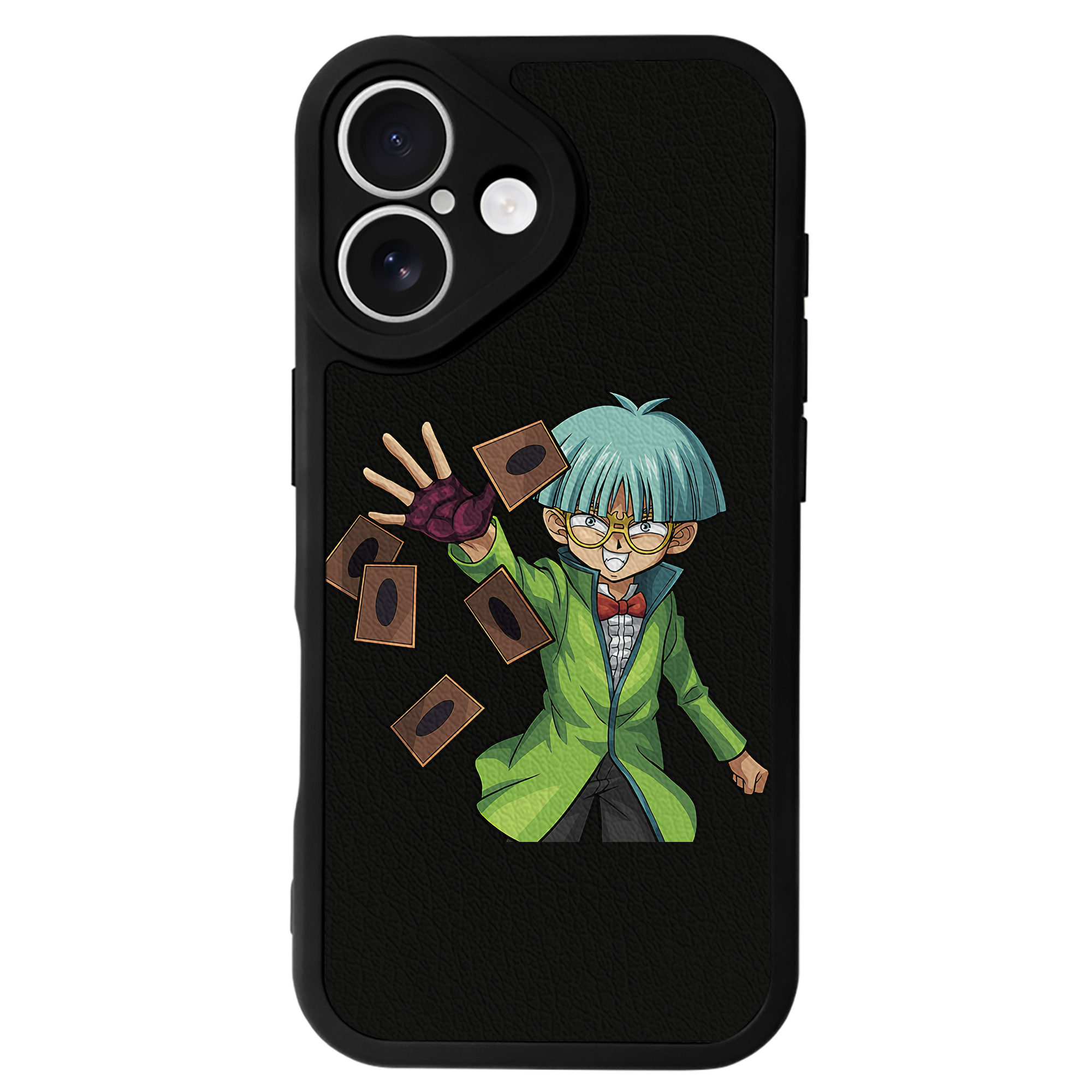 遊☆戯☆王 Yu-Gi-Oh! 【iPhone 16シリーズ対応】シリコンスマホケース（レザー調） 材質：シリコン